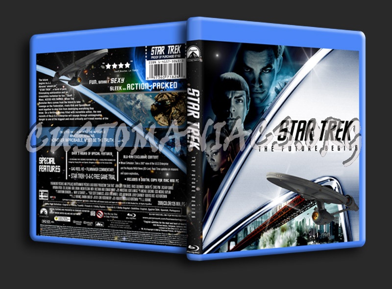 Star Trek (2009) blu-ray cover