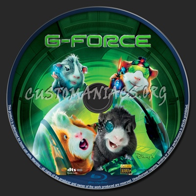 G-Force blu-ray label