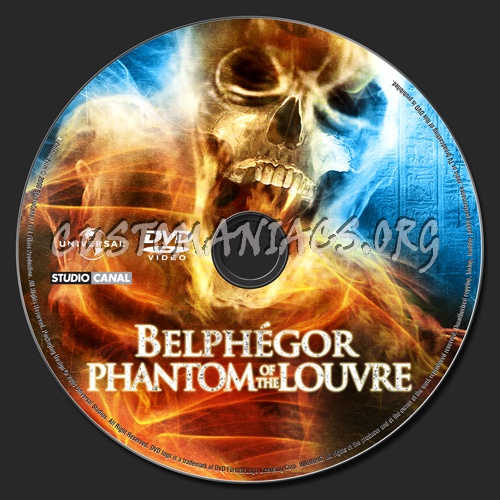 Belphegor Phantom of the Louvre dvd label