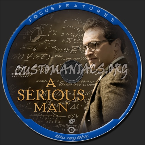 A Serious Man blu-ray label