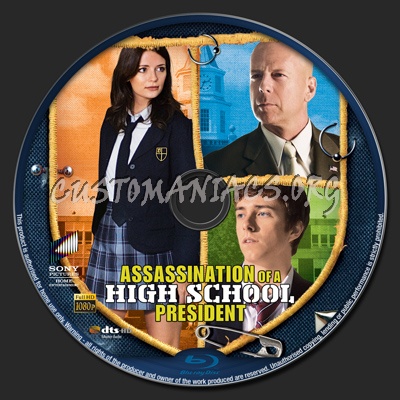 Assassination of a High School President blu-ray label