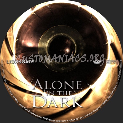 Alone in the Dark dvd label