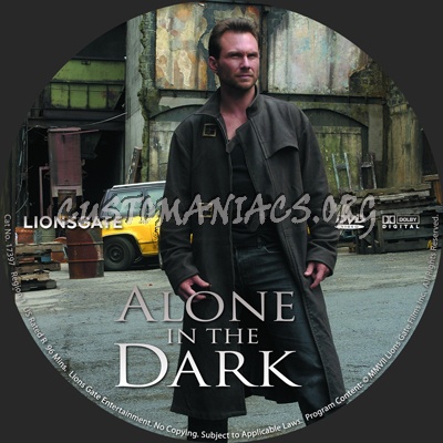 Alone in the Dark dvd label