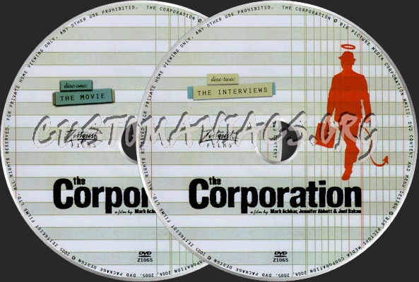 The Corporation dvd label