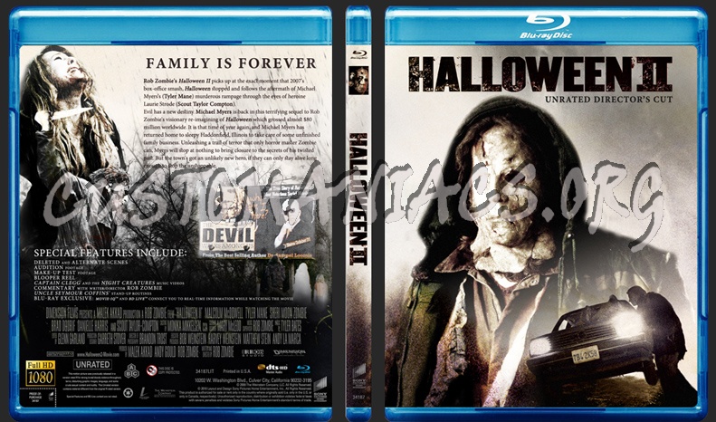 Halloween II blu-ray cover