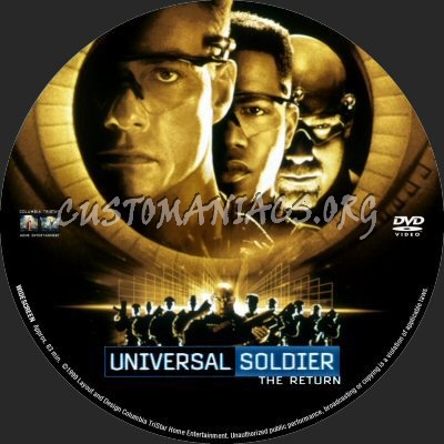 Universal Soldier- The Return dvd label