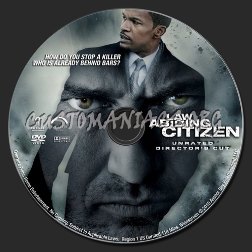 Law Abiding Citizen dvd label