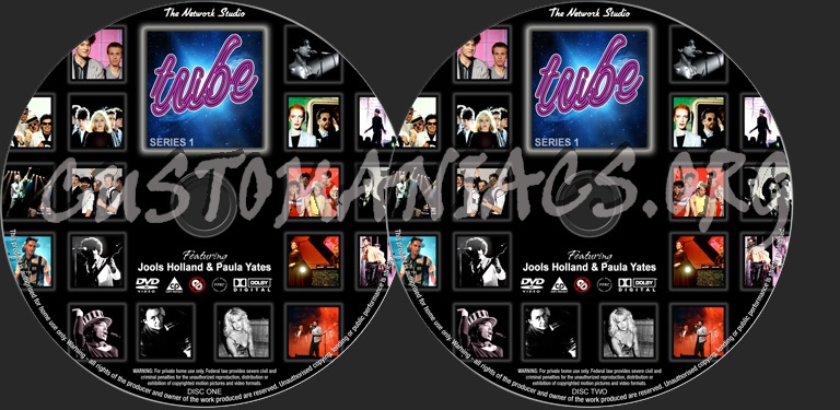 The Tube - Series 1 dvd label