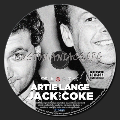 Artie Lange Jack and Coke dvd label