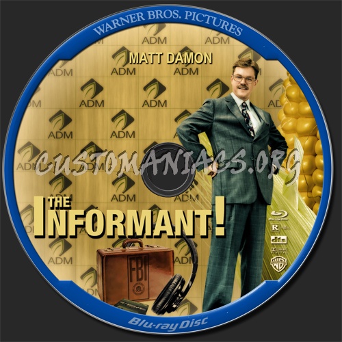 The Informant! blu-ray label