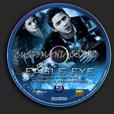 Eagle Eye blu-ray label