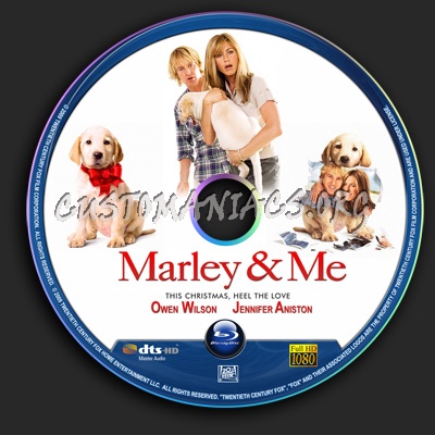 Marley & Me blu-ray label