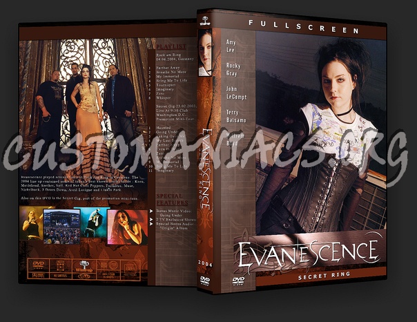 Evanescence - Secret Ring dvd cover