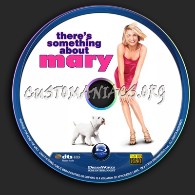 There's Something About Mary blu-ray label