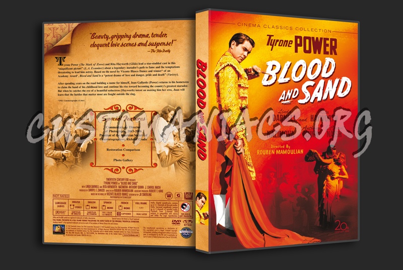 Blood and Sand dvd cover