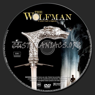 The WolfMan dvd label