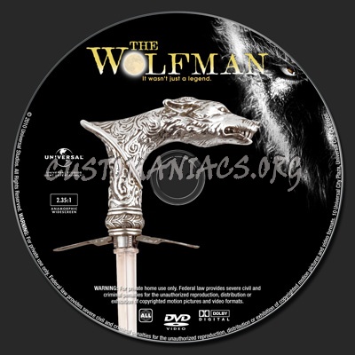 The WolfMan dvd label