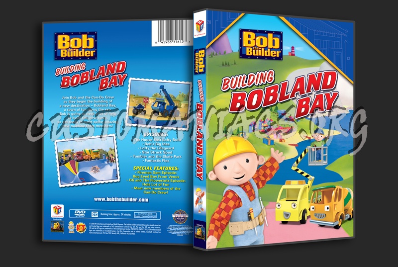 Bob the Builder Building Bobland Bay dvd cover