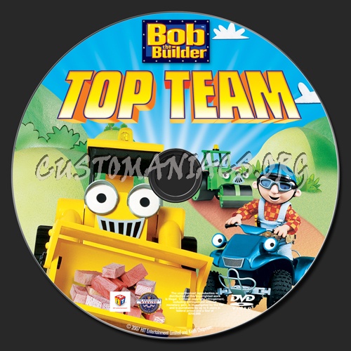 Bob the Builder: Top Team dvd label