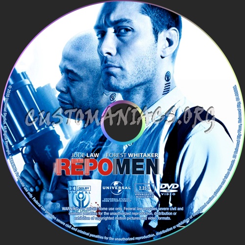 Repo Men dvd label