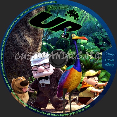 UP blu-ray label