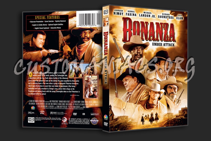 Bonanza Under Attack dvd cover - DVD Covers & Labels by