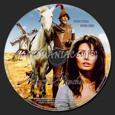 Man of La Mancha dvd label