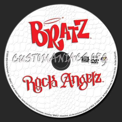 Bratz Rock Angels dvd label