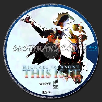 Michael Jackson This Is It blu-ray label