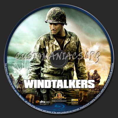 Windtalkers blu-ray label