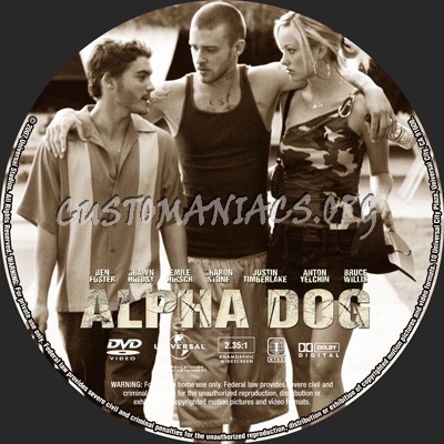 Alpha Dog dvd label