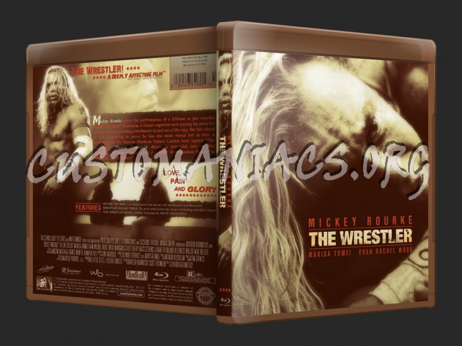 Wrestler, The blu-ray cover