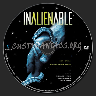 InAlienable dvd label