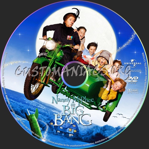 Nanny McPhee and the Big Bang dvd label