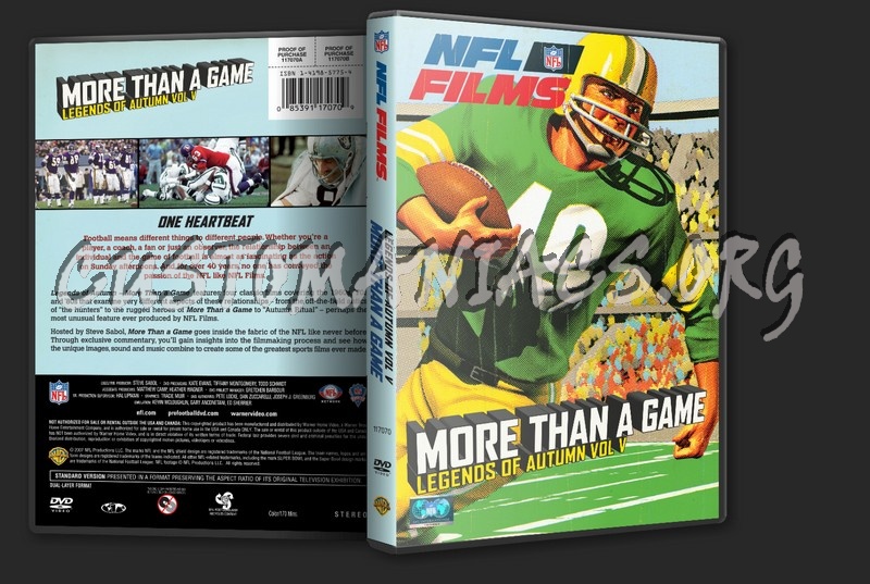 Nfl Films More Than A Game Legends Of Autumn Vol V Dvd Cover Dvd Covers Labels By Customaniacs Id Free Download Highres Dvd Cover