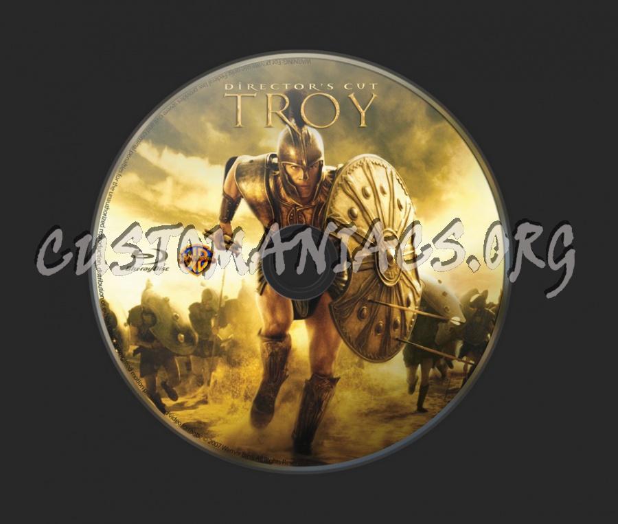 Troy dvd label