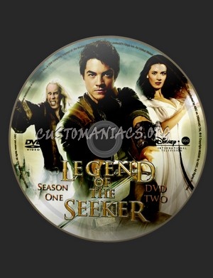 Legend of the Seeker dvd label