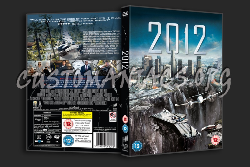 2012 dvd cover