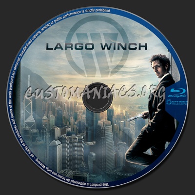 Largo Winch blu-ray label