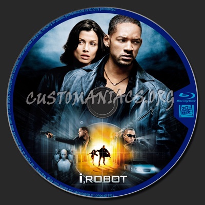 I Robot blu-ray label