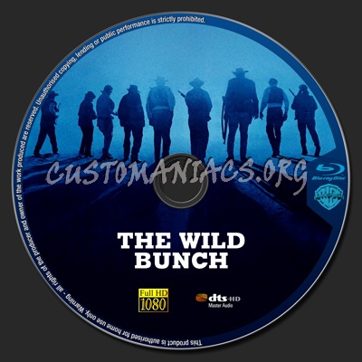 The Wild Bunch blu-ray label