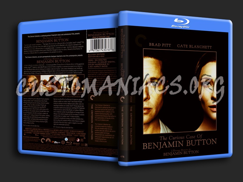 The Curious Case of Benjamin Button blu-ray cover