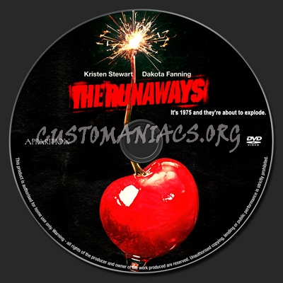 The Runaways dvd label