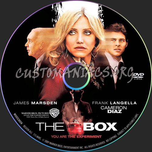 The Box dvd label