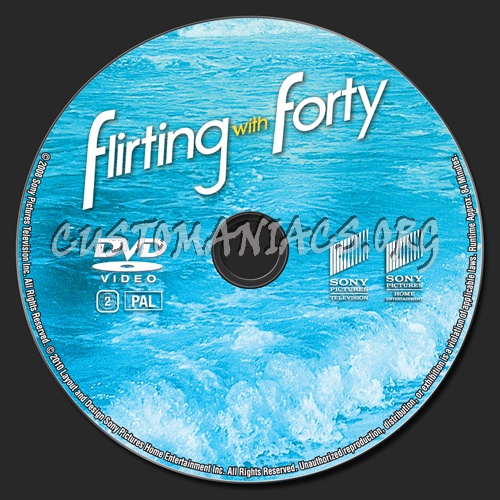 Flirting With Forty dvd label