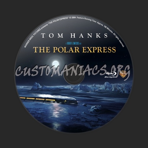 The Polar Express dvd label