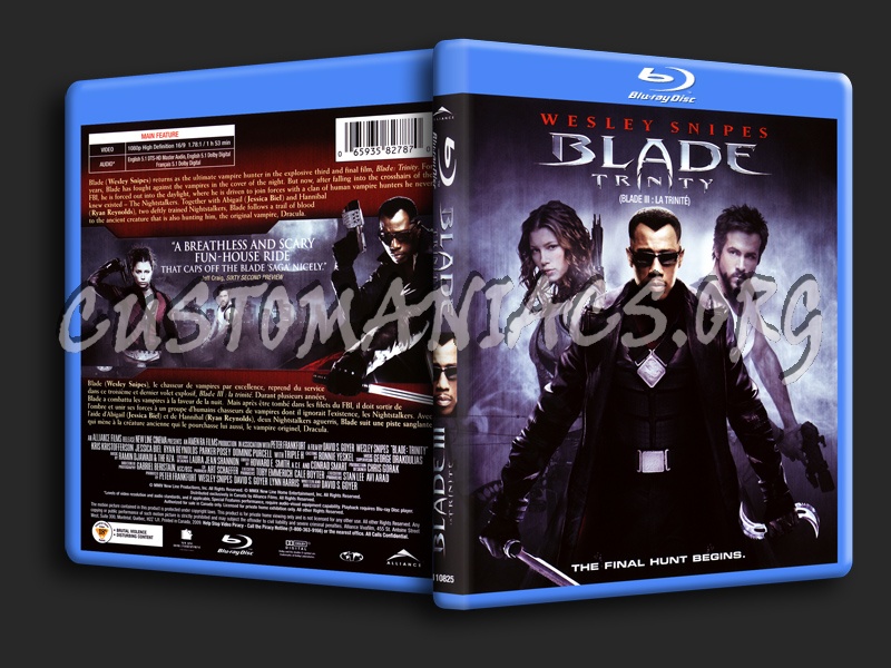 Blade III Trinity blu-ray cover