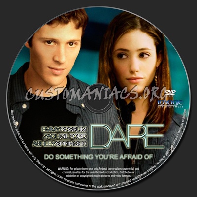 Dare dvd label