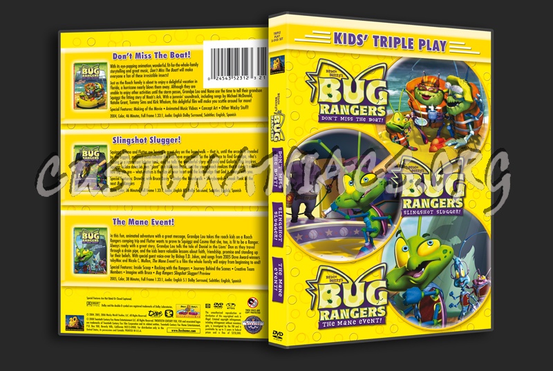 Bug Rangers: Don't Miss the Boat! / Slingshot Slugger! / The Mane Event dvd cover