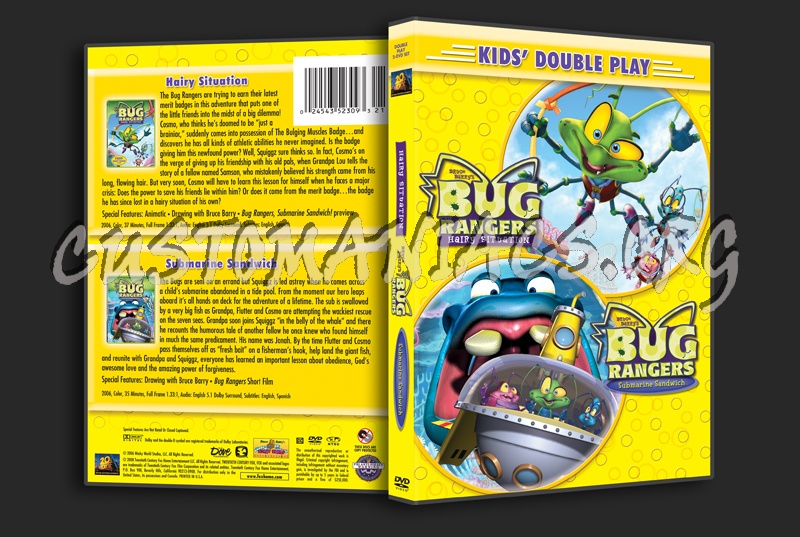 Bug Rangers: Hairy Situation / Submarine Sandwich dvd cover